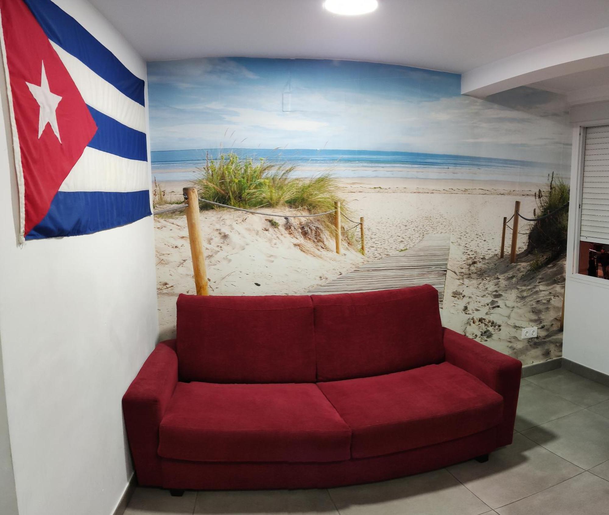 El Rinconcito Cubano En La Playa Apartment Almeria Luaran gambar